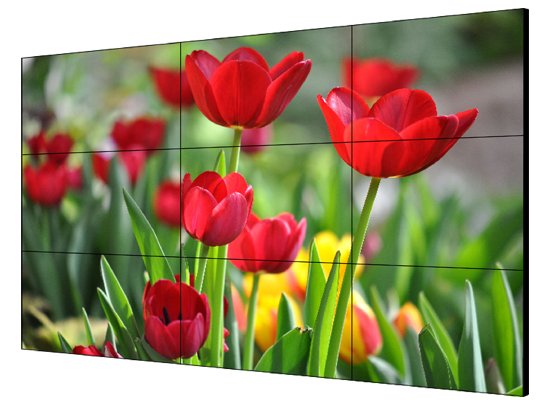 DS-D2055UL-1B(O-STD) — 55 Zoll LCD-Monitor für Videowall-Anwendungen