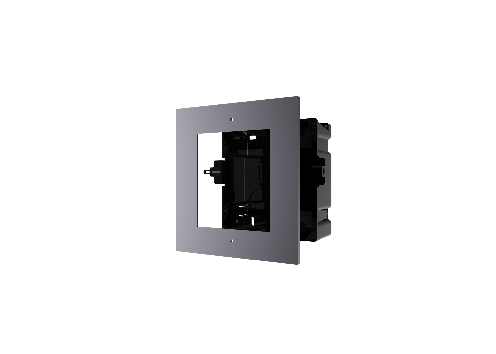 DS-KD-ACF1(O-STD)/Plastic Unterputz-Modulhalterung mit Aluminium-Cover