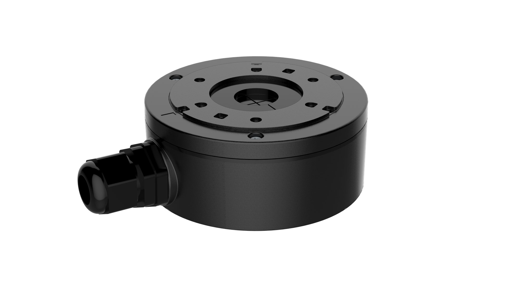 Hikvision DS-1280ZJ-XS(Black) — Abzweigdose aus Aluminium, schwarz