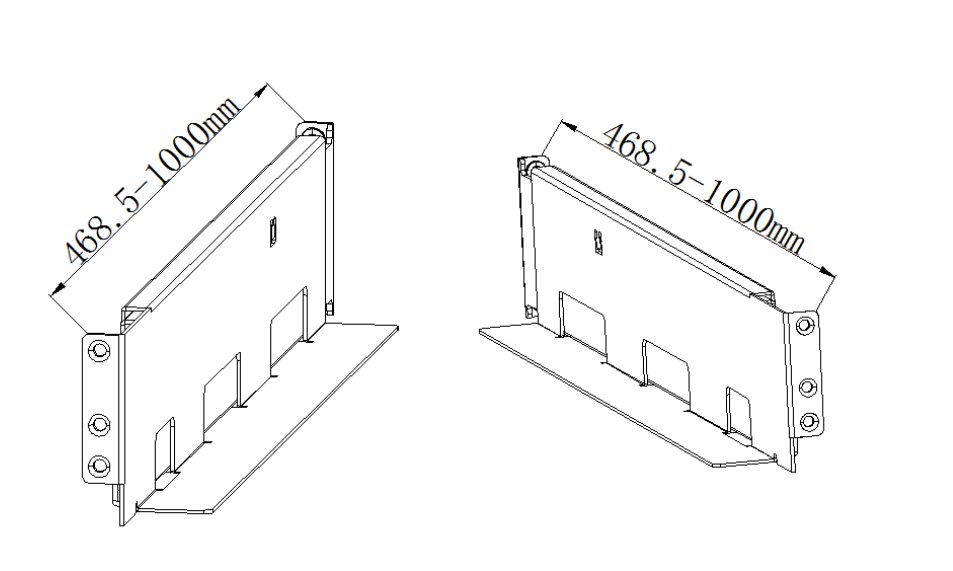 Hikvision R Series UPS Rack Slide 4-post(O-STD) — Teleskop-Rackauszug für USV-Geräte
