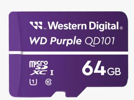 64 GB WD Purple Micro-SD Karte WDD064G1P0C