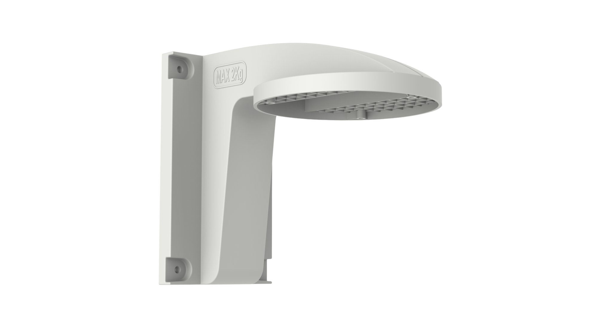 Hikvision DS-1258ZJ-L - Wandhalterung für Dome-Kameras, weiß, mit Kabelführung