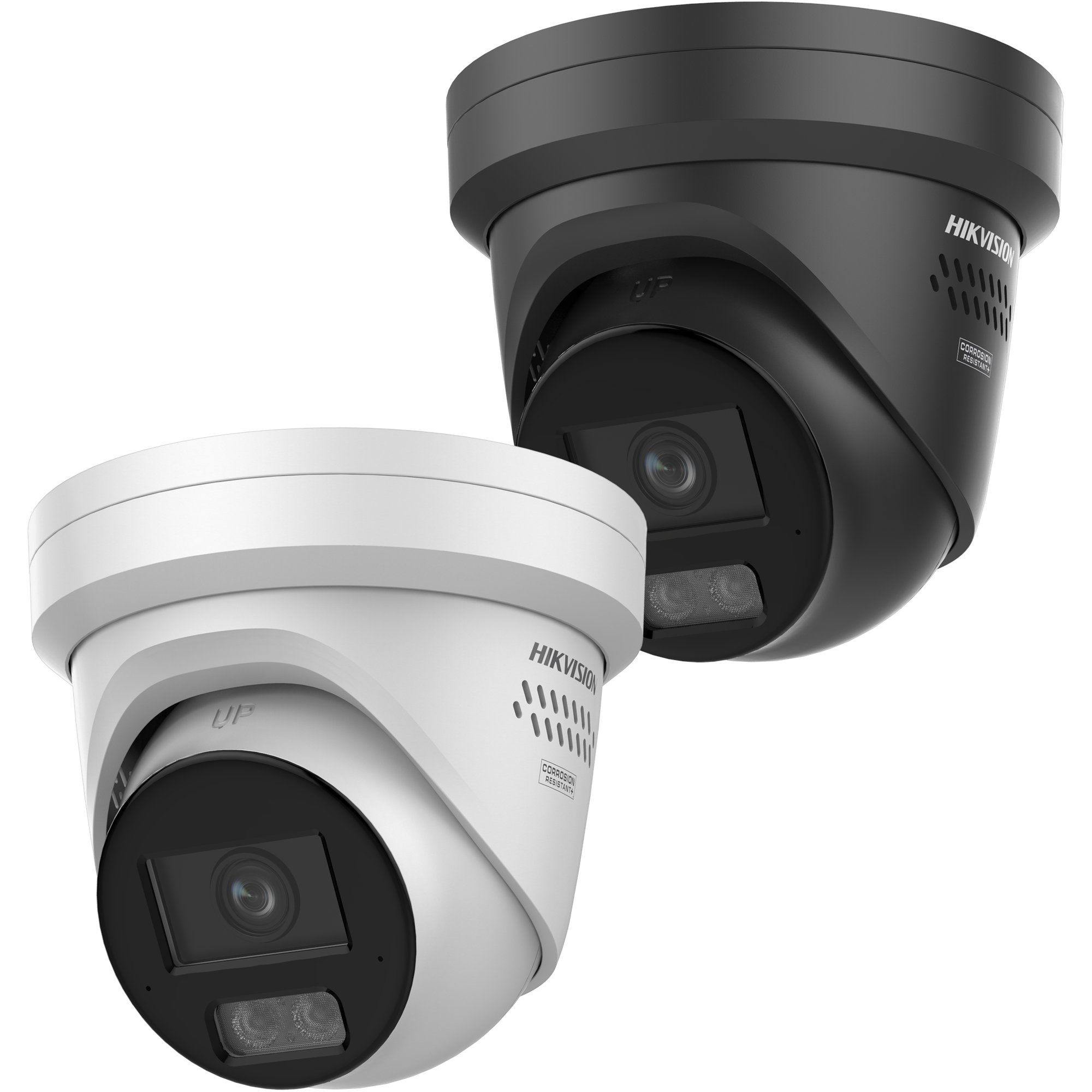 DS-2CD23126G3-IS2UY/SL(2.8)eFO-STDBLACK — 12-MP-Netzwerkkamera Turret schwarz mit IR + Active Deterrence