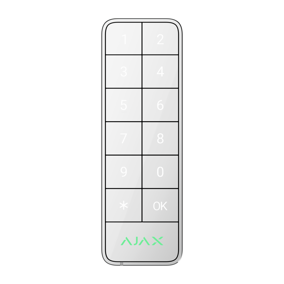 Ajax Superior KeyPad Outdoor Fibra white