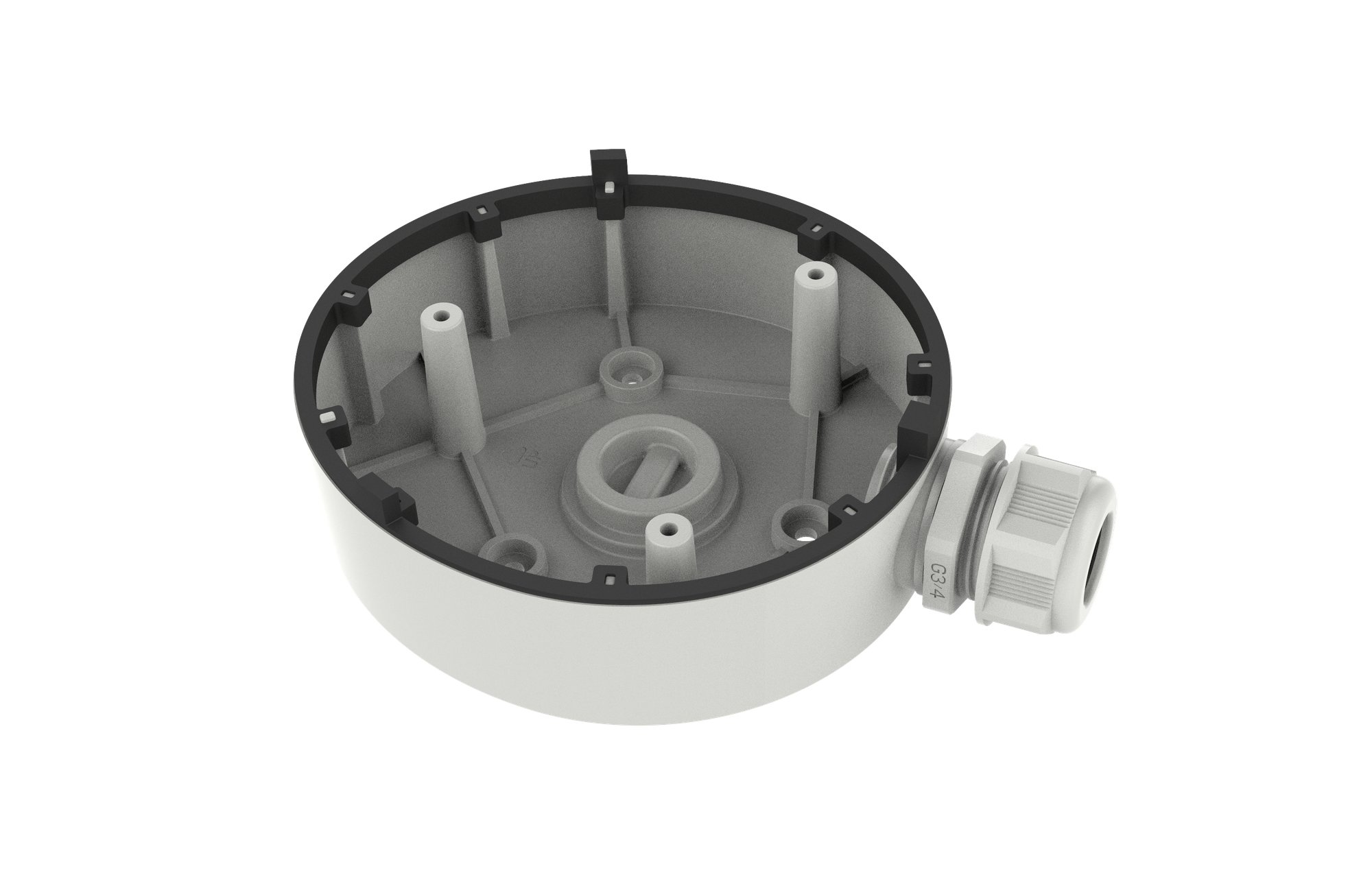 DS-1280ZJ-TR12 Abzweigdose für Hikvision Turret-Kameras - wetterfeste Aufputz-Anschlussdose