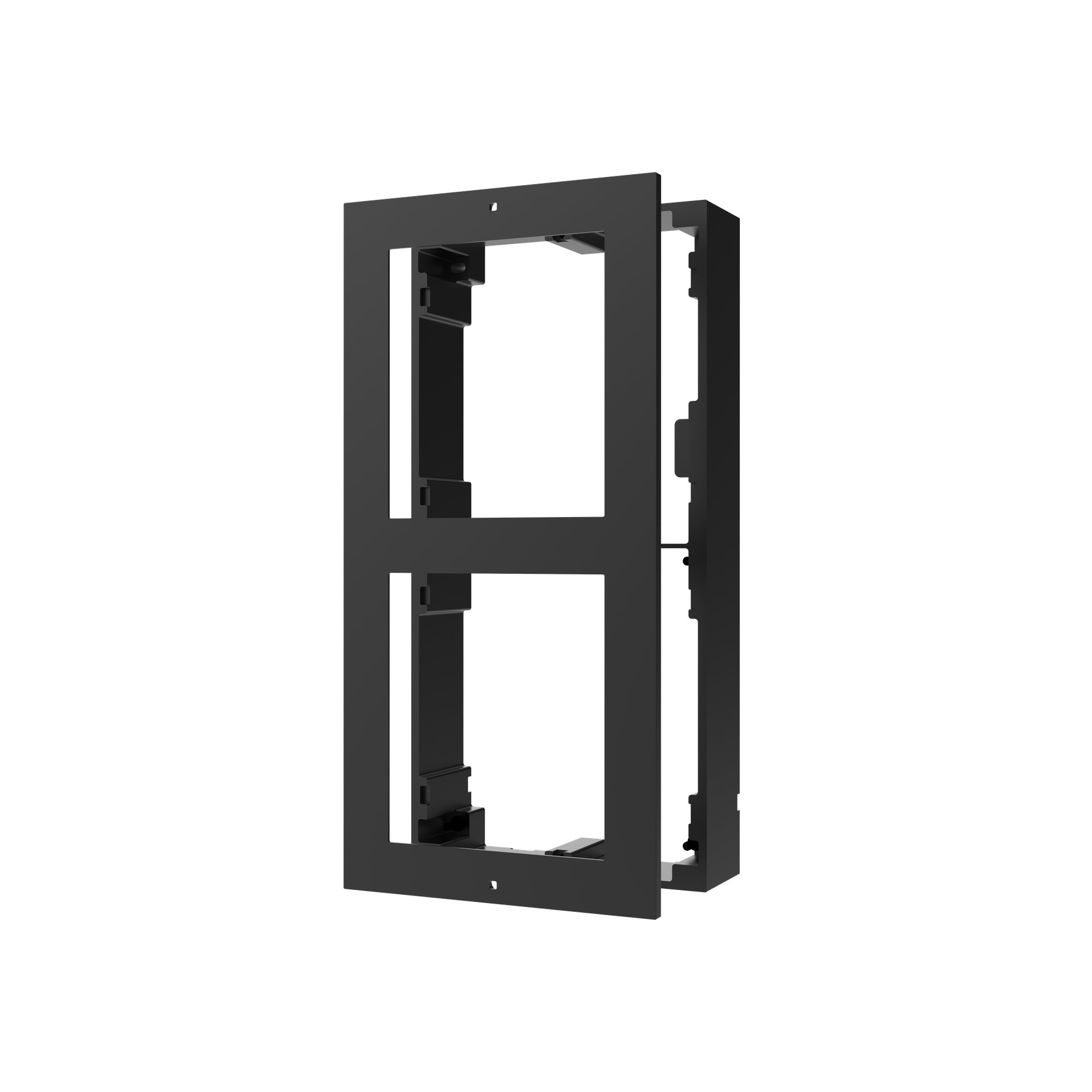 DS-KD-ACW2(O-STD)/Black — Oberflächenmontage-Rahmen für 2-Modul Video-Sprechanlage, schwarz