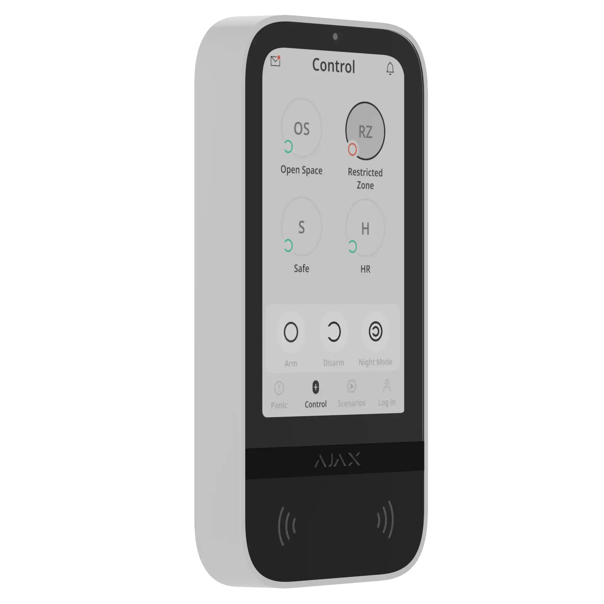 Ajax Superior KeyPad TouchScreen G3 Jeweller white