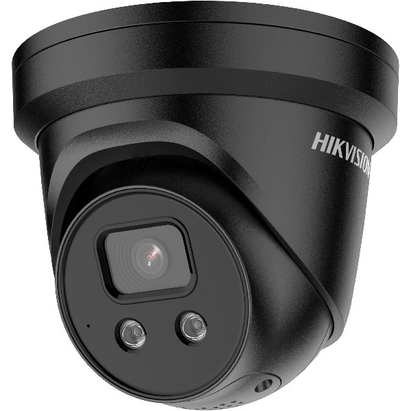 DS-2CD2346G2-ISU/SL(2.8mm)(C)(O-STD) — 4-MP-AcuSense-Turret-Kamera mit Stroboskop und Audiosignal