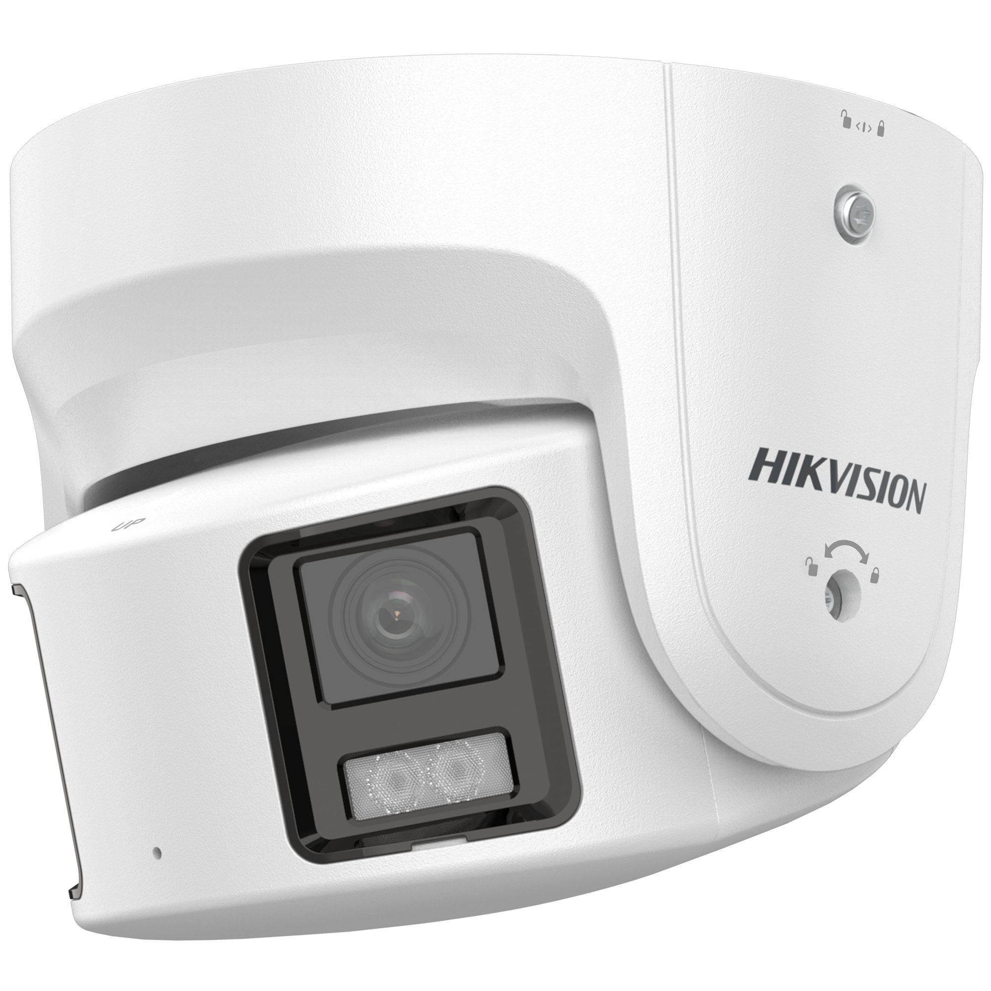 DS-2CD2387G2P-LSU/SL(4mm)(C)(O-STD) — 8-MP-Panorama-Turret mit ColorVu und Active Deterrence