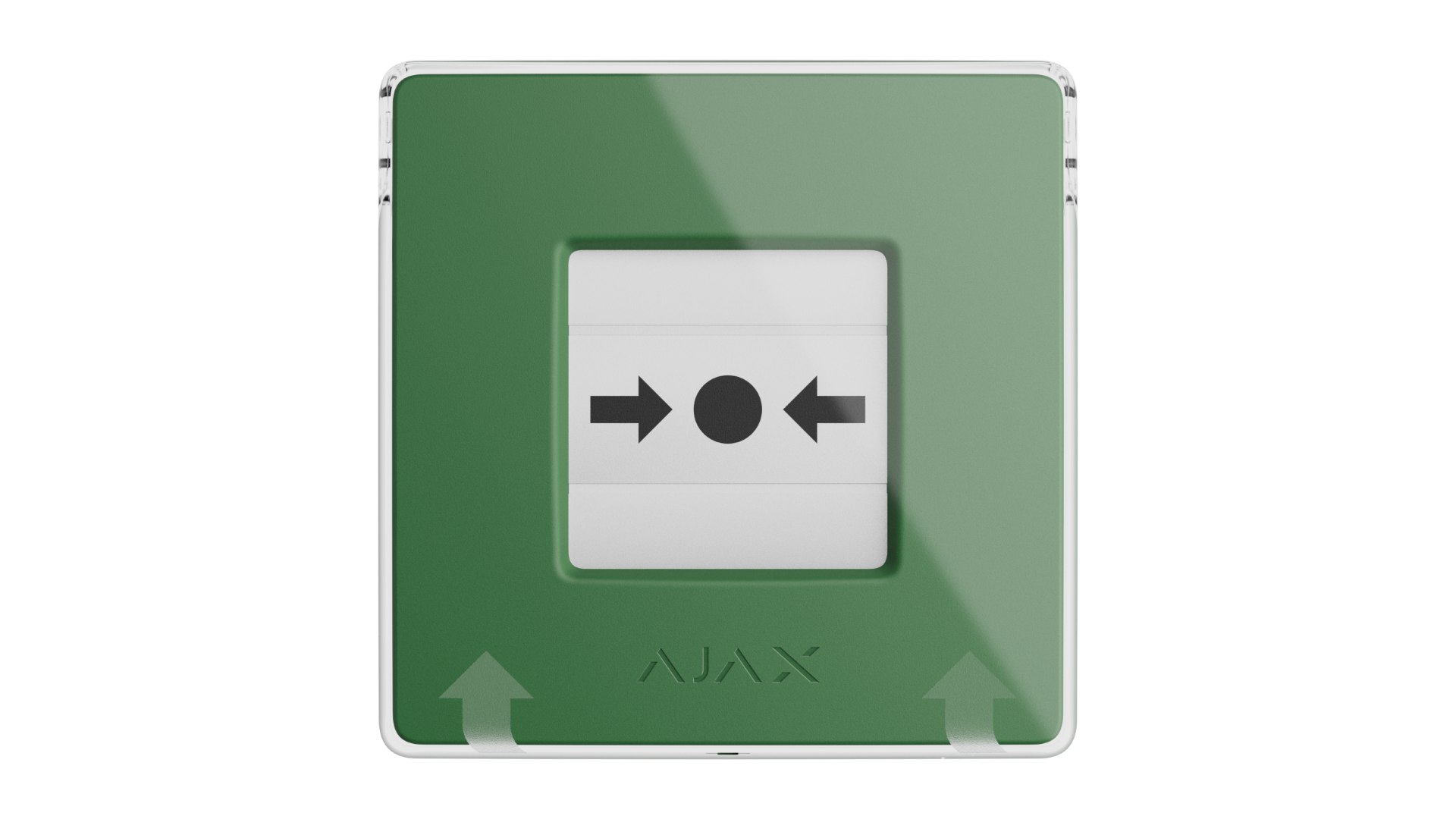 Ajax Hausalarm Manual Call Point green