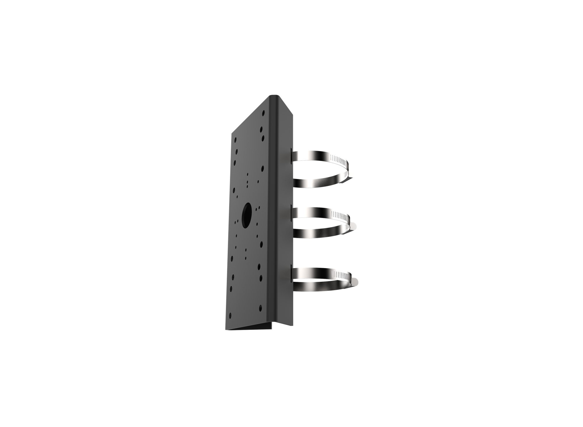 DS-1275ZJ-SUS(Black) — Horizontale Masthalterung aus Edelstahl