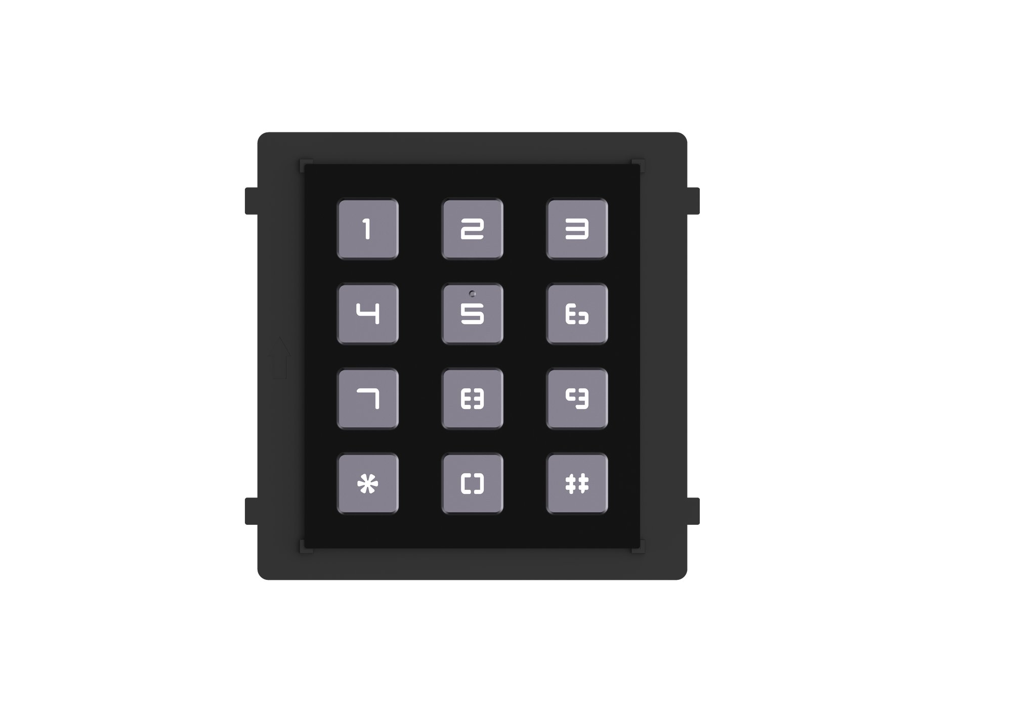DS-KD-KP(O-STD)/Black Keypad-Modul für modulare Türstation KD8 Pro