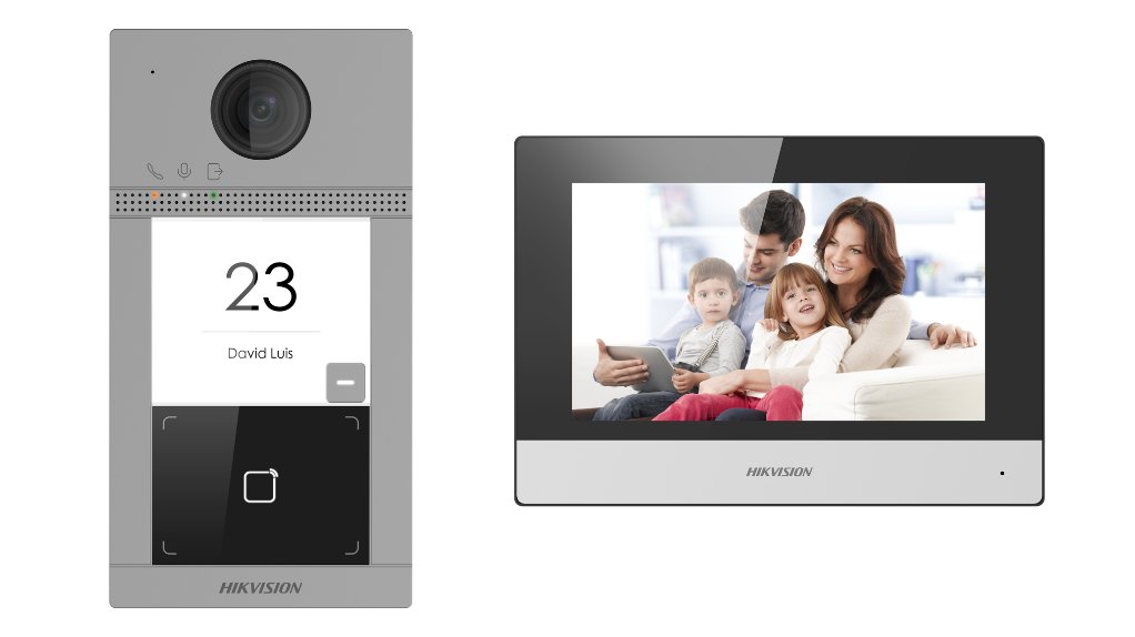 DS-KIS604-S(C)(O-STD)/Europe BV — IP-Video-Türsprechanlage mit 7"-Monitor