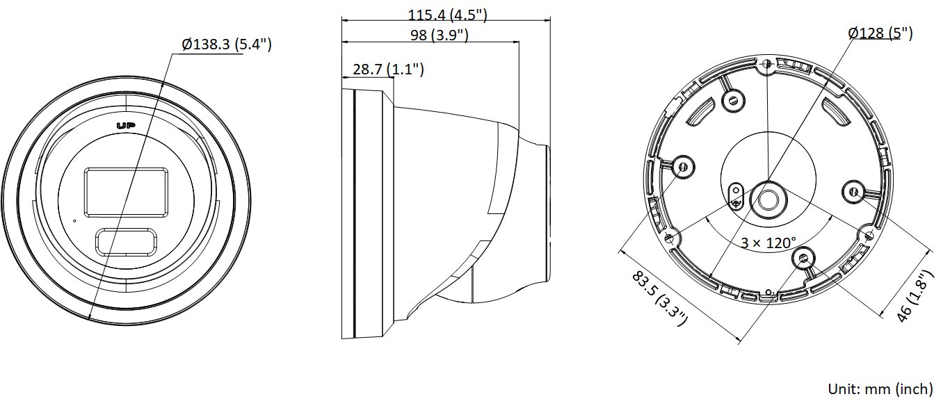 DS-2CD2386G2H-IU(2.8mm)(eF) — 8-MP-Turret-Kamera mit DarkFighter-Technologie