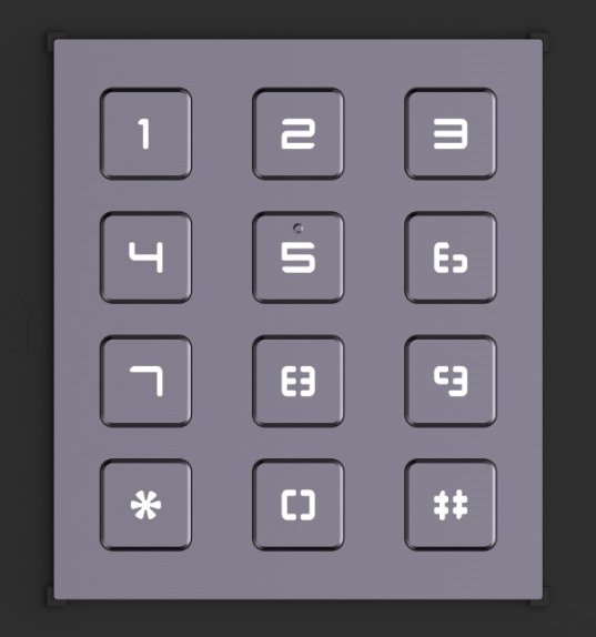 DS-KD-KP(O-STD) Tastaturmodul für modulare IP-Türstation KD8 Pro
