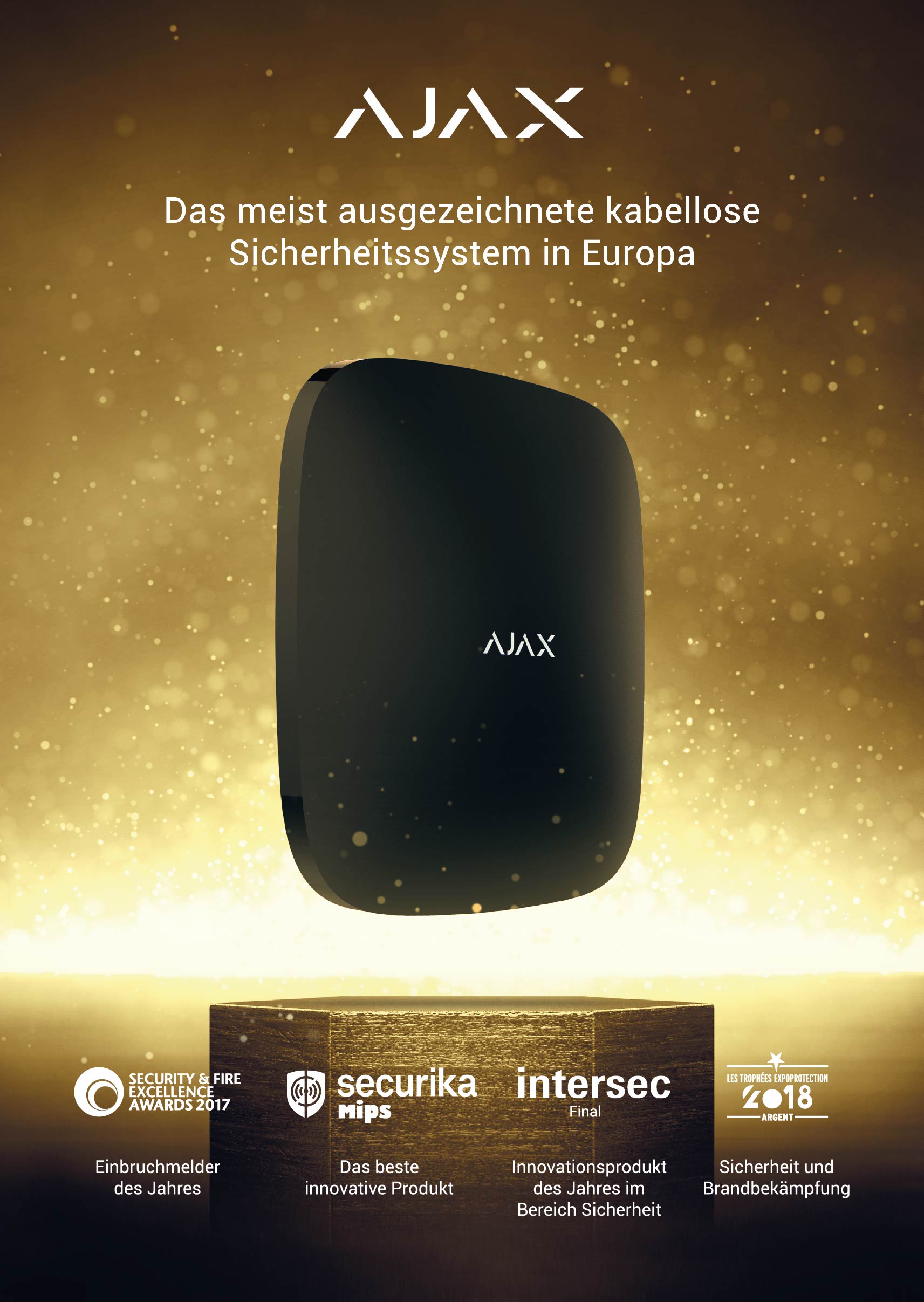 Ajax Poster A1 Gold Hub