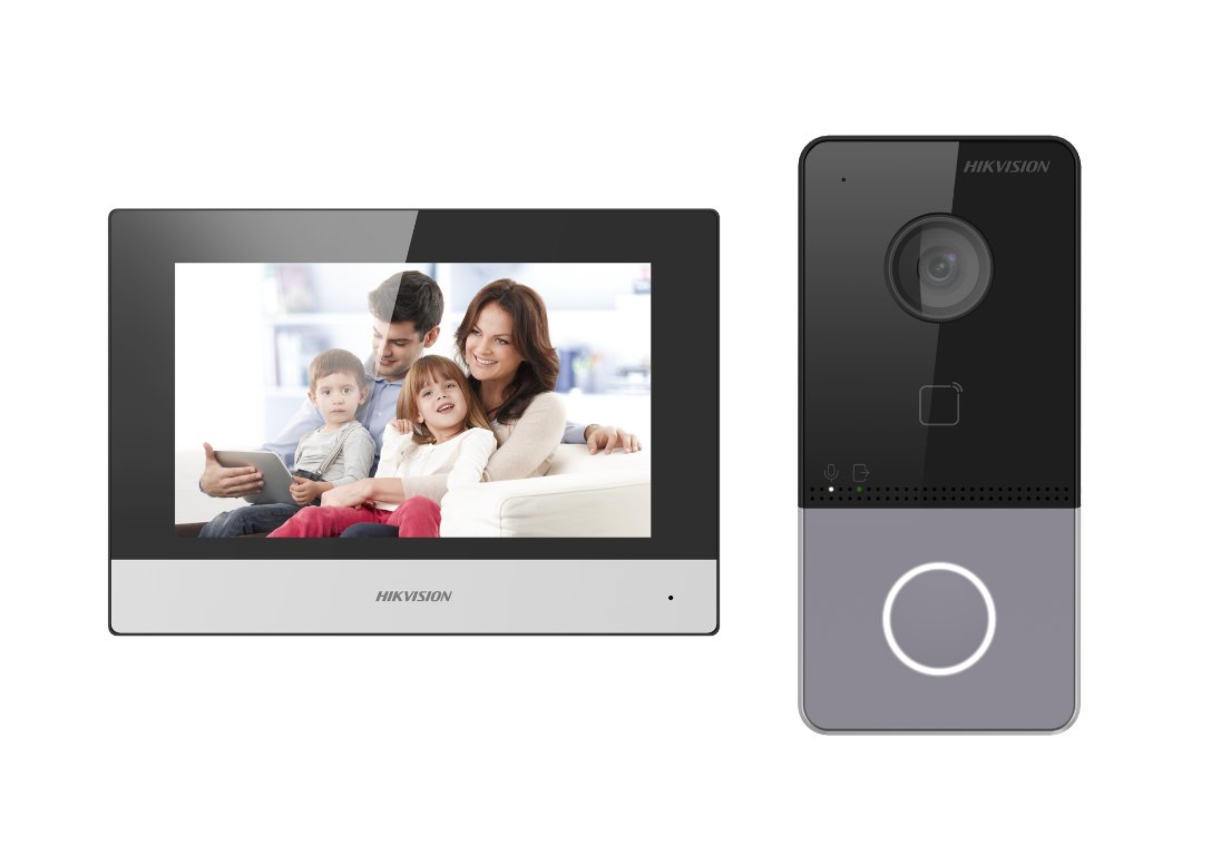 DS-KIS603-P(C)(O-STD)/Europe BV — IP-Videosprechanlage mit 7-Zoll-Innenstation