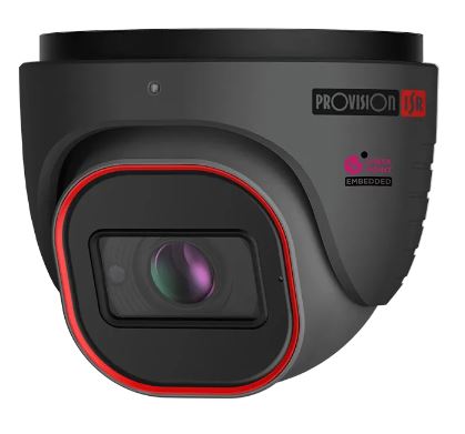 PROVISION 8MP MVF-Objektiv-Dome-/Revolverkamera mit IR-LED und DDA2-Analytik