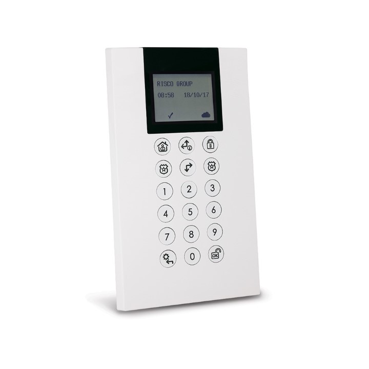 RISCO 2-Wege Funk-LCD-Bedienteil Panda mit Chipleser RW332KPP800A