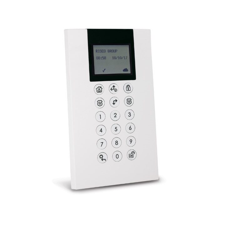 RISCO BUS-LCD-Bedienteil Panda mit Chipleser