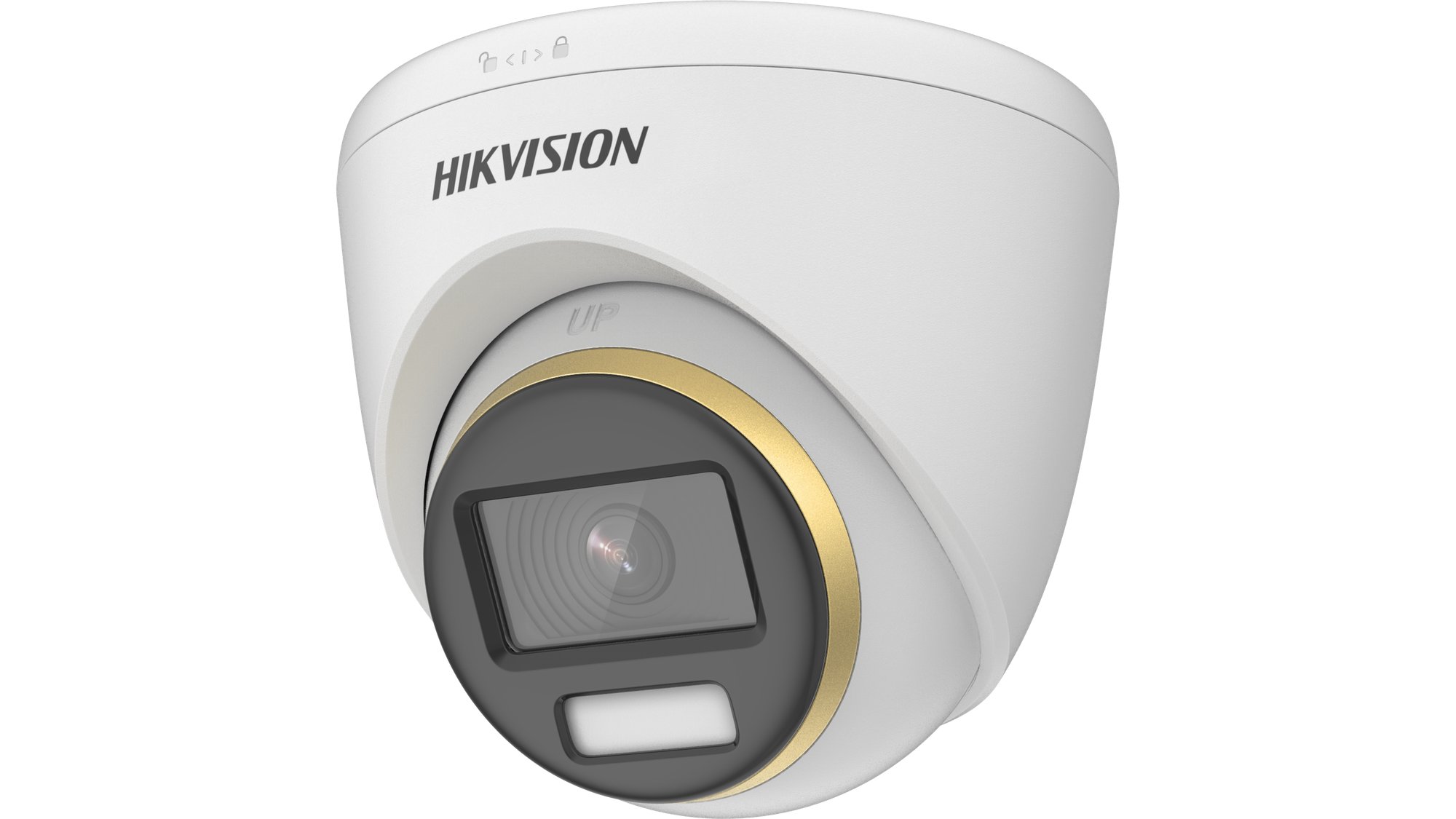 DS-2CE72UF3T-E(2.8mm)(O-STD) — 4K ColorVu Turret-Kamera, 8 MP, 2,8 mm, 40 m Weißlicht, PoC