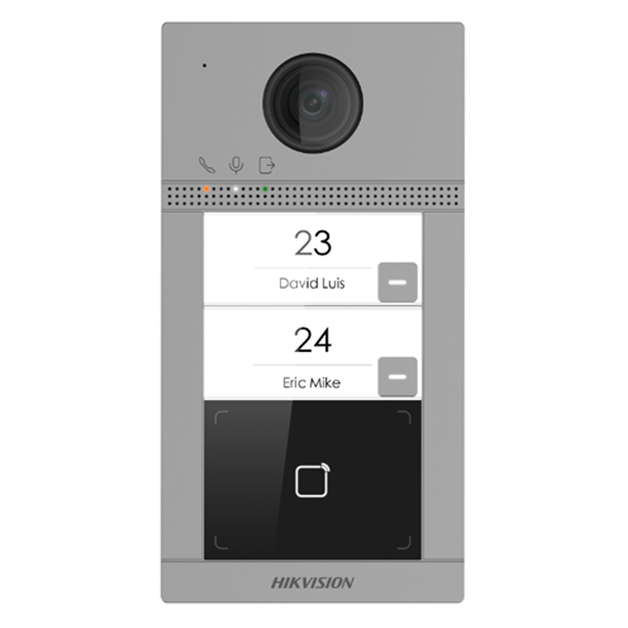 Hikvision DS-KV8213-WME1(C)(O-STD)/Flush/Europe BV — 2-Tasten IP-Video-Türstation mit WLAN